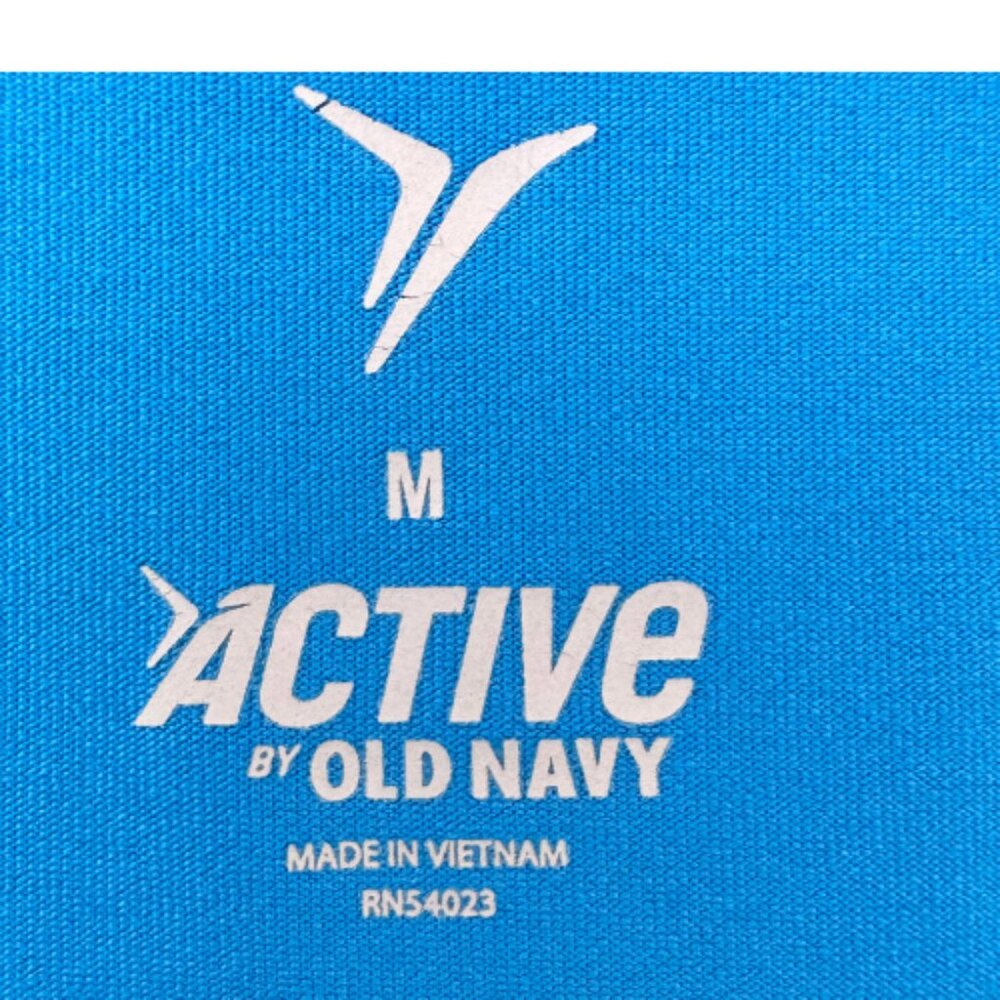 Old Navy Active Blue Built-In Bra Tank Top Racerback Athletic Top - Picture 5 of 5